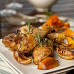Rosemary Roast Chicken with Baked Butternut
