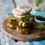 Chickpea & Courgette Burgers Recipe. An aromatic burger with Indian flavour!