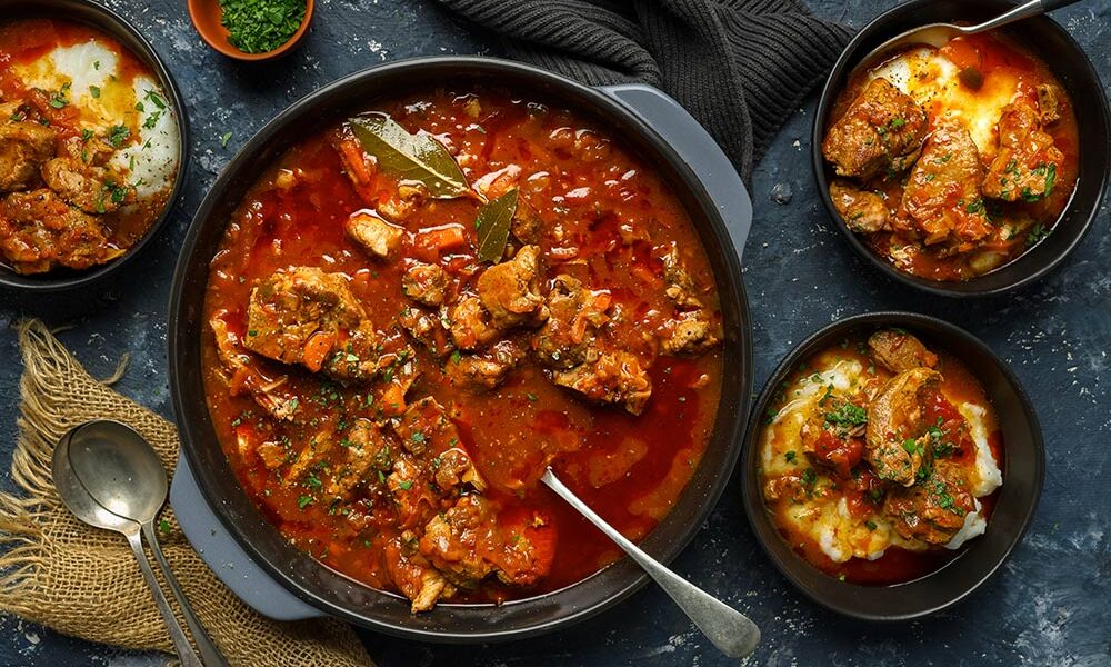 Chakalaka Stew with Pork Neck