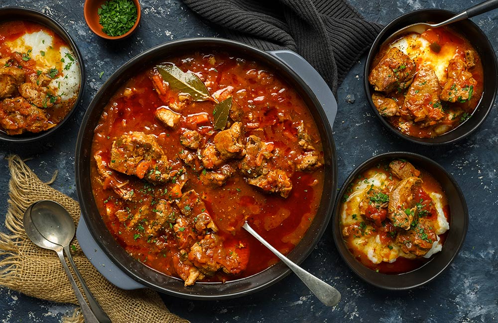 Chakalaka Stew with Pork Neck