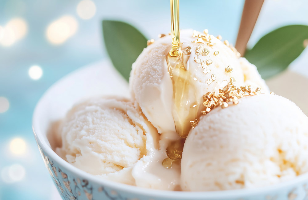 Weird food pairings; olive oil and ice cream