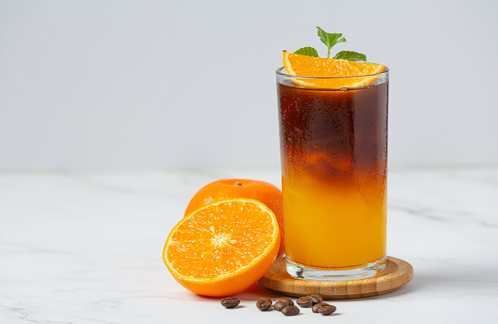 Weird food pairings; Coffee and orange juice