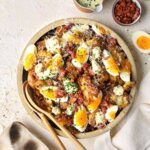 Smashed potato salad