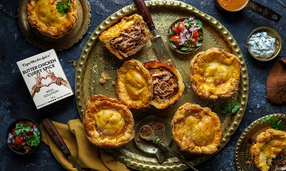 curried pork pot pies