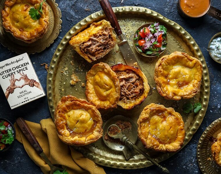 curried pork pot pies