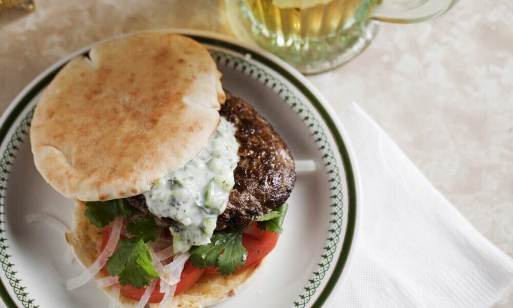 Moroccan Lamb Burgers