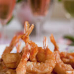 Tiger Prawns in Pongrácz  Tempura with Ginger, Lime and Raspberry Sauce