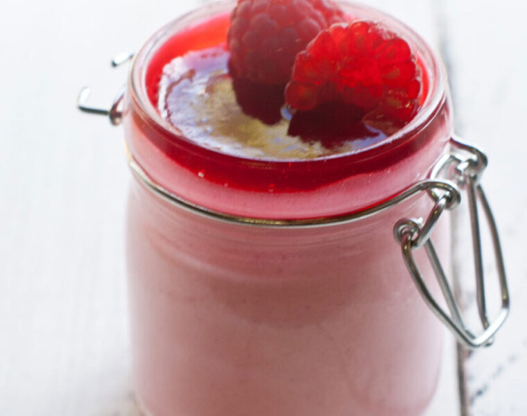Raspberry Mousse Pots