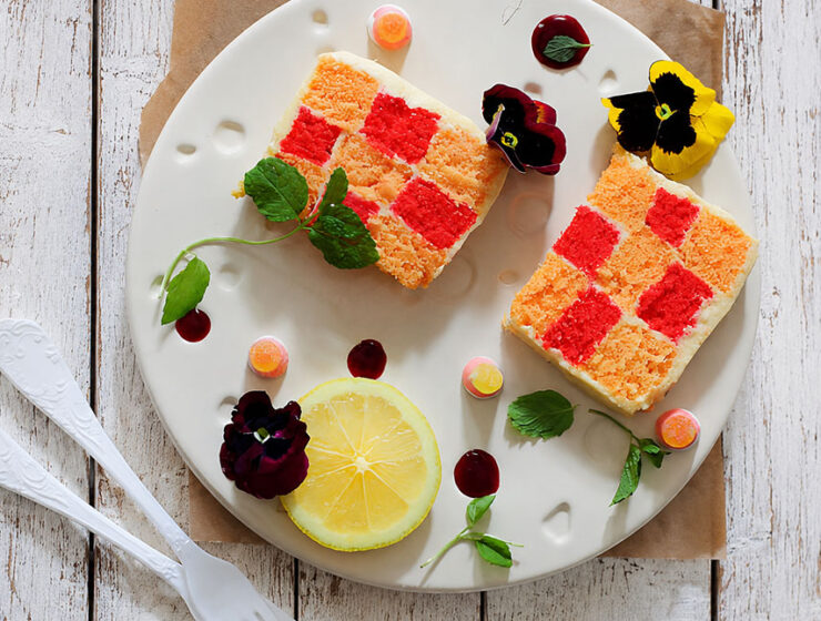 Checkerboard-cake