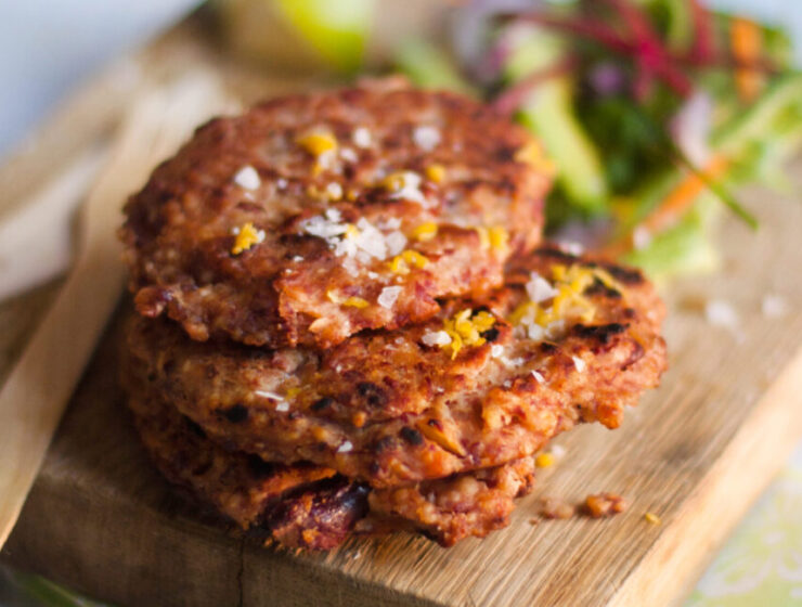 Kidney Bean and Couscous Cakes Recipe