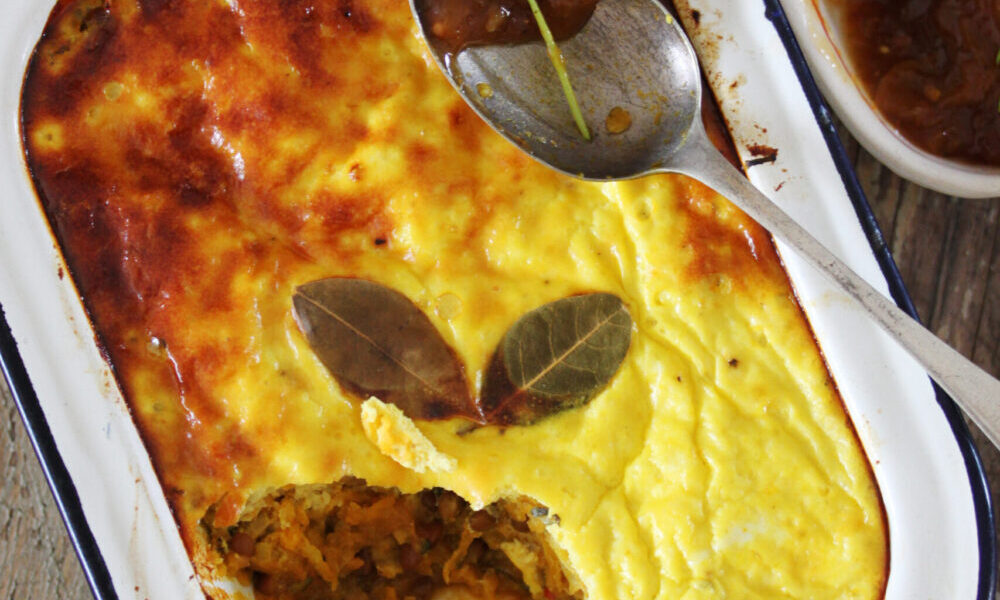 Lentil and Vegetable Bobotie