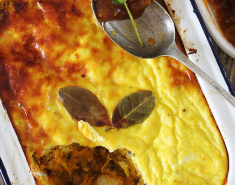 Lentil and Vegetable Bobotie
