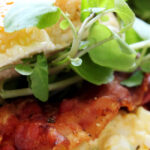 Egg Mayo, Crispy Bacon and Watercress Baps