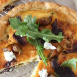 Biltong, Gorgonzola and Preserved Fig Tart