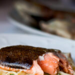 Family-style Whole Baked Trout with Fennel & Lemon Served with Fettuccine Limone Recipe