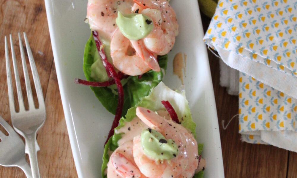‘Pimped up’ Prawn Cocktails, because everybody needs a little retro in their life!
