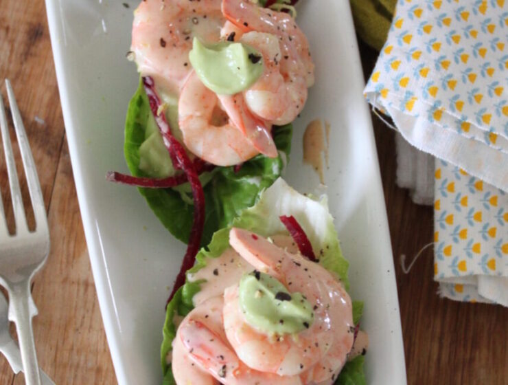‘Pimped up’ Prawn Cocktails, because everybody needs a little retro in their life!