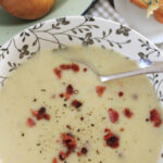 Pear and Potato Soup with Bacon Bits | Crush Magazine