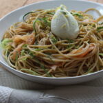 Smoked Salmon and Cucumber Spaghetti