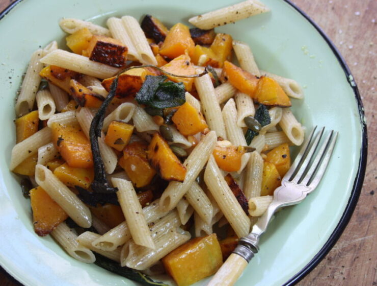 Penne with Roasted Butternut and Sage