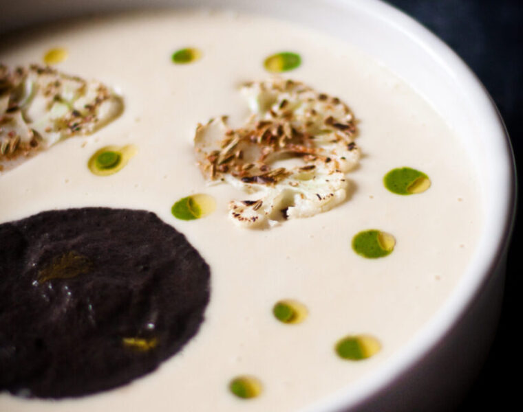 Potato and Black Mushroom Soup