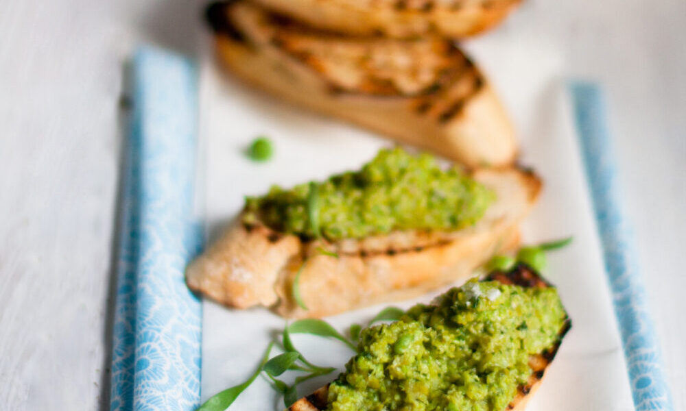 Minted Pea Crostini Recipe