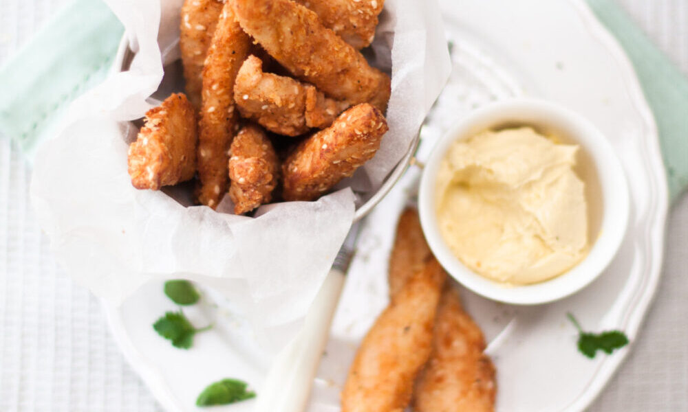 Chicken Goujons with Coconut Oil Mayonnaise