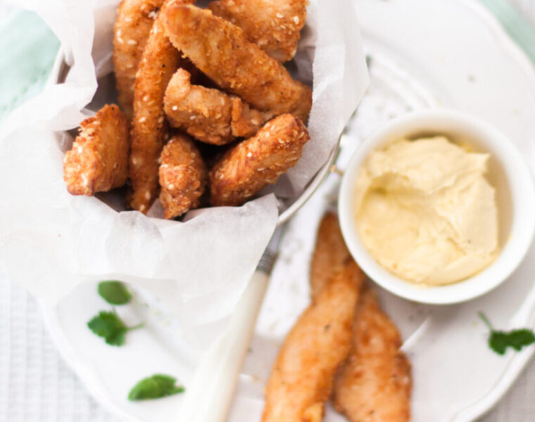 Chicken Goujons with Coconut Oil Mayonnaise