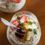 Bircher Muesli with Toasted Almonds, Pistachios and Seasonal Berries