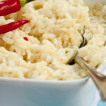 Baked Risotto with Crab, Chilli & Cream Cheese