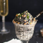 Black Squid Ink Pasta with Oyster Carbonara Sauce