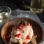 Pan-fried Line Fish on Parmesan Mash