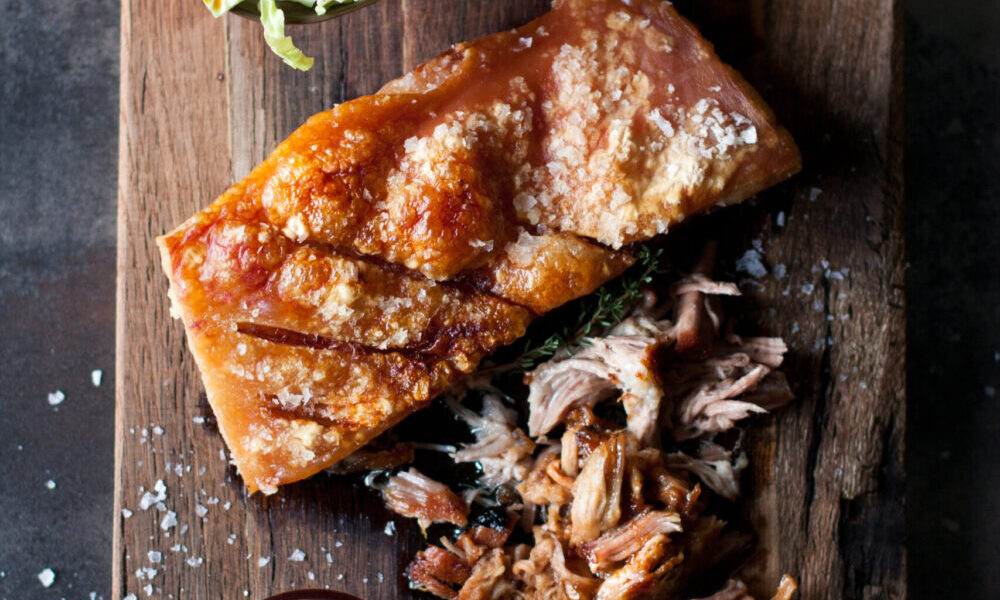 Pulled Pork with Sticky Plum Sauce
