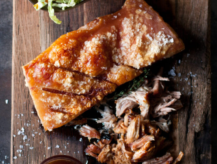Pulled Pork with Sticky Plum Sauce
