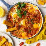 Chakalaka Baked Eggs with Crispy Pap Soldiers | Heritage Day recipe