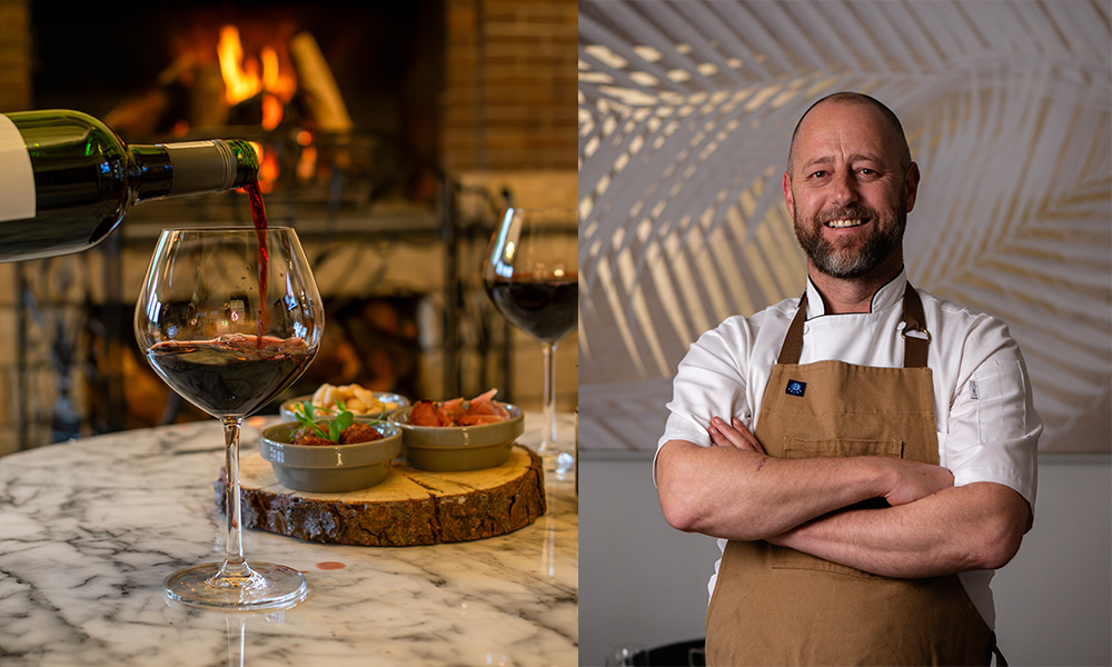 Palm House Boutique Hotel & Spa | Chef Gregory Henderson (pictured right)