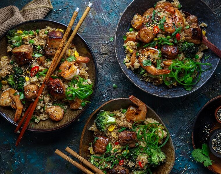 Pork Belly & Prawn Fried Rice