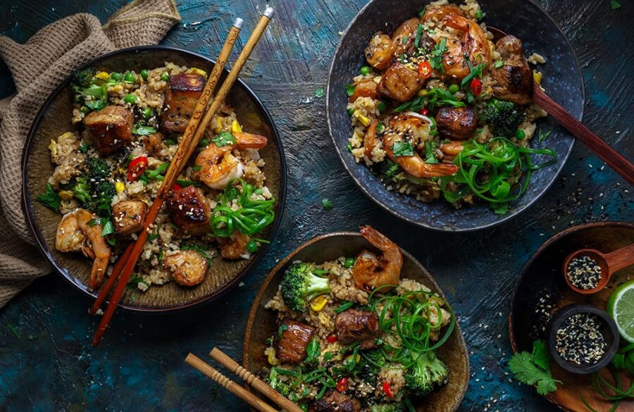 Pork Belly & Prawn Fried Rice