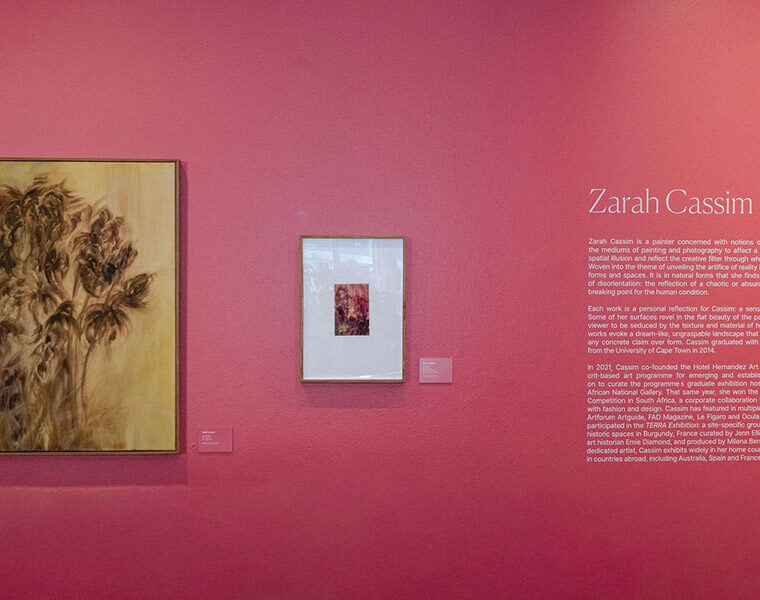 The President Hotel, Cape Town, welcomes artist Zarah Cassim for the next chapter of the art series In Residence | Photography by Nicole Landman
