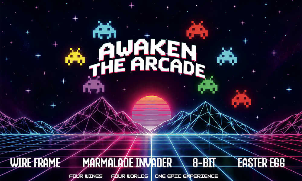 Awaken the Arcade wine range by Bruce Jack Wines