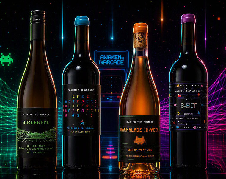 Awaken the Arcade wine range by Bruce Jack Wines