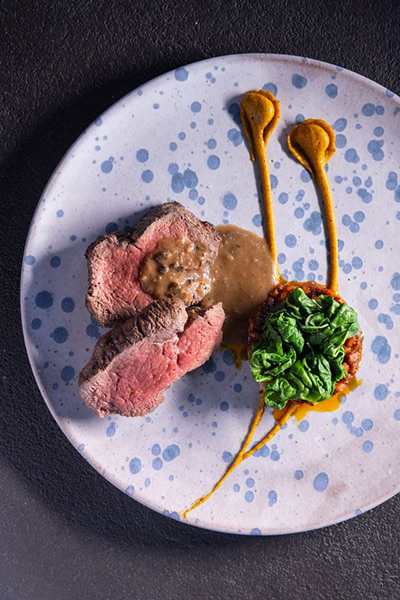 COY Beef fillet carrot black pepper | Image by JAN RAS PHOTOGRAPHY